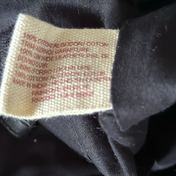 Lucky Brand Boho Bag Cotton With Suede Trim - Picture 14 of 16